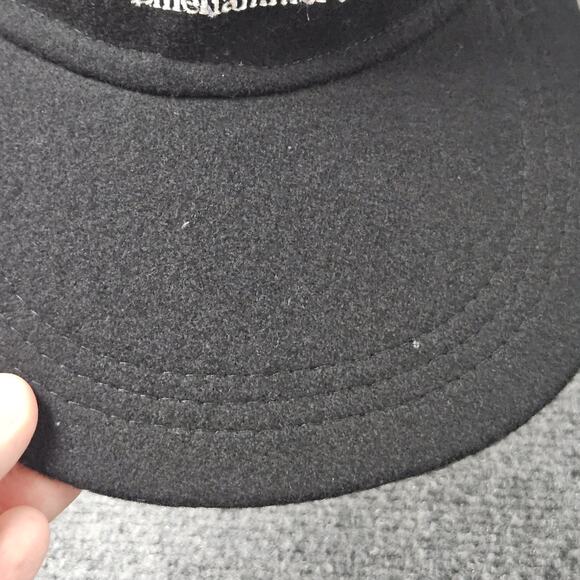 Vtg Lillehammer 1994 Hockey Winter Olympics Black Wool Hat Cap Norway Earflaps - Picture 9 of 9